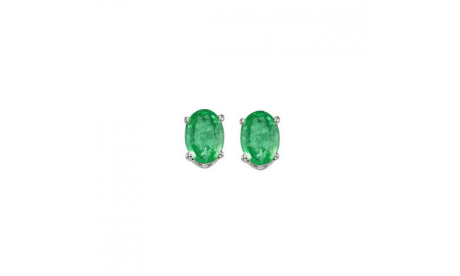 Gems One 14Kt White Gold Emerald (7/8 Ctw) Earring - EER45-4W