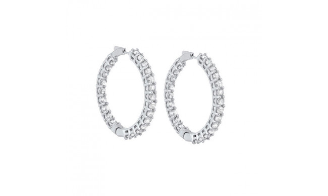 Gems One 14Kt White Gold Diamond (10Ctw) Earring - ER10317-4WF