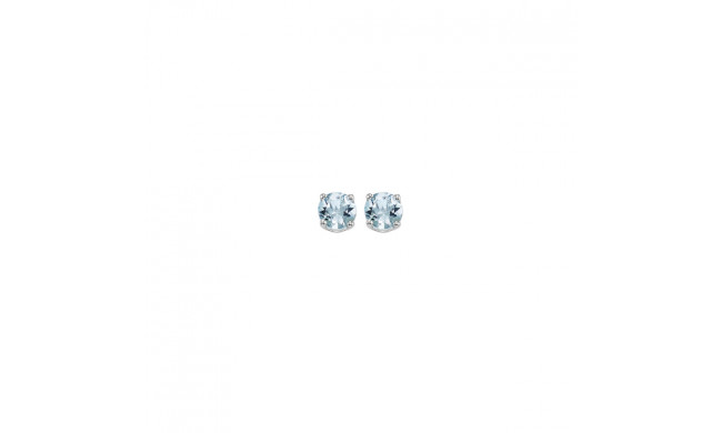 Gems One 14Kt White Gold Aquamarine (1/5 Ctw) Earring - EAR30-4W