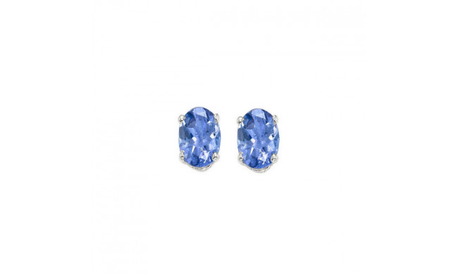 Gems One 14Kt White Gold Tanzanite (1 Ctw) Earring - ETO64-4W