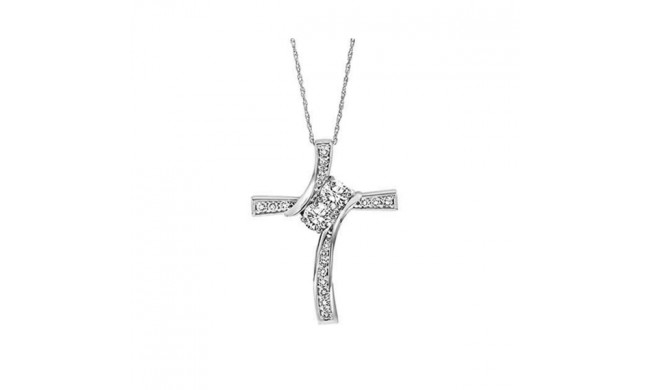 Gems One 14Kt White Gold Diamond (3/4Ctw) Pendant - TWO1025/75-4WC