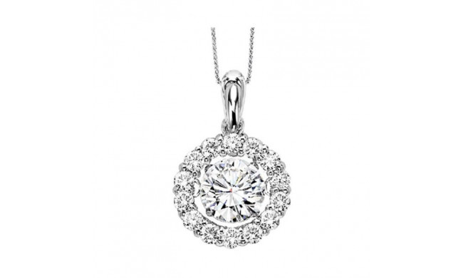 Gems One 14KT White Gold & Diamonds Stunning Neckwear Pendant - 1/4 ctw - ROL1039-4WBT