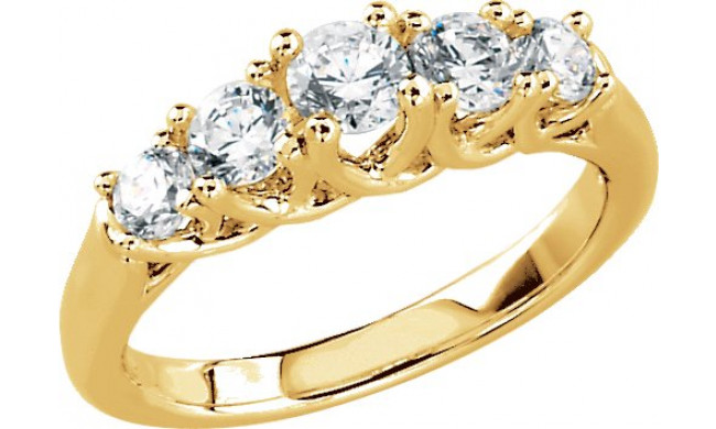 14K Yellow 1/2 CTW Diamond Anniversary Band - 67588120997P