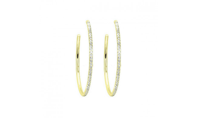 Gems One 14Kt Yellow Gold Diamond (1/20 Ctw) Earring - ER10035-4YSC