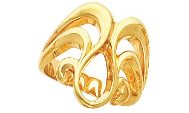 14K Yellow Freeform Ring - 547433036P