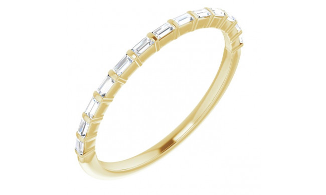 14K Yellow 1/5 CTW Diamond Anniversary Band - 1236006058P