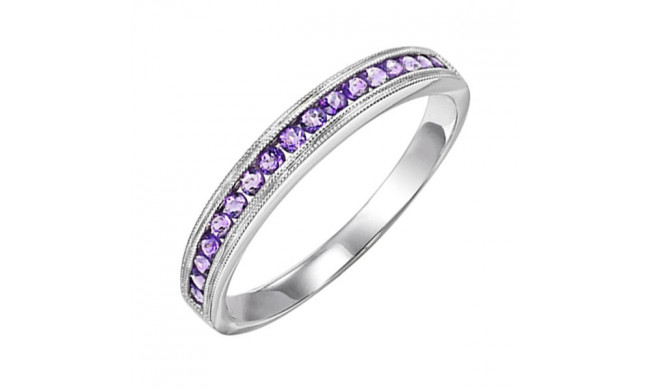 Gems One 14Kt White Gold Amethyst (1/3 Ctw) Ring - FR1244-4W