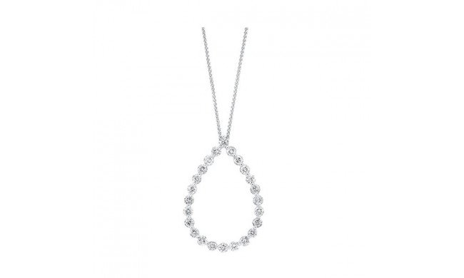 Gems One 14Kt White Gold Diamond (1Ctw) Pendant - PD10410-4WF