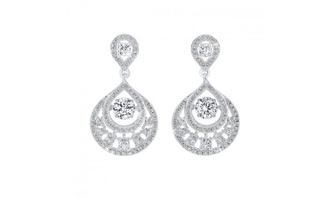 Gems One Silver Cubic Zirconia Earring - ER10309-SSW
