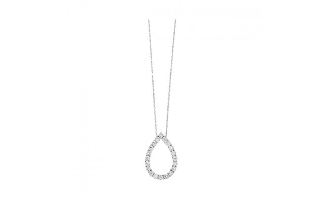Gems One 14Kt White Gold Diamond (1/6Ctw) Necklace - PD10739-4WSC