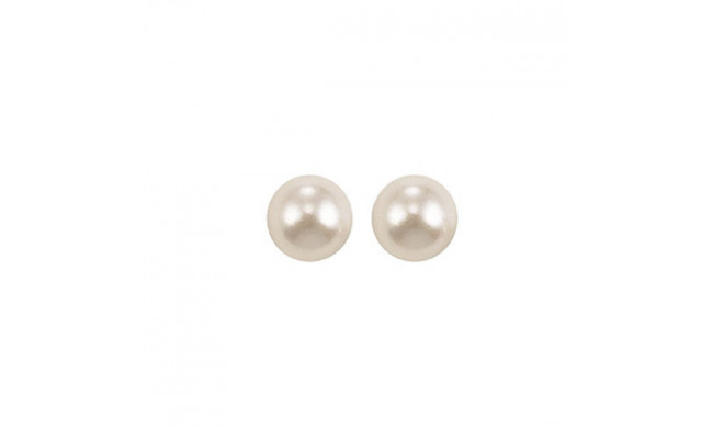 Gems One 14Kt White Gold Pearl (1 Ctw) Earring - PS5.5AA-4W