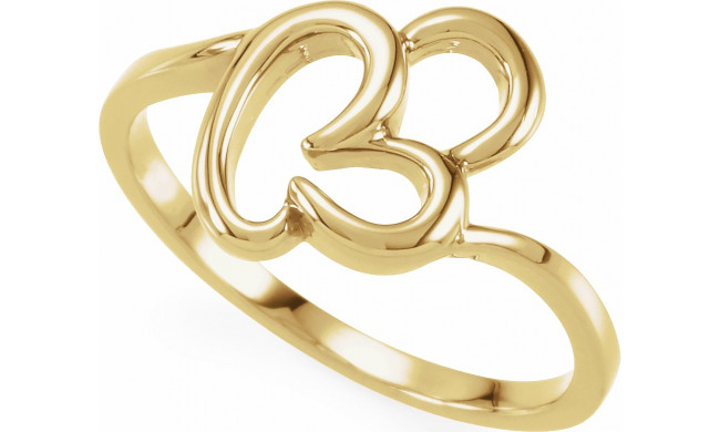 14K Yellow Freeform Remount Ring - 51536258P