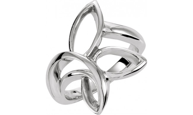 14K White Freeform Remount Ring - 5701105307P