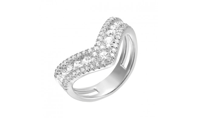 Gems One 14Kt White Gold Diamond (1Ctw) Ring - RG11812-4WC