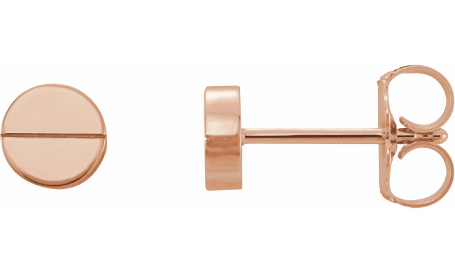 14K Rose Geometric Earrings - 86608602P