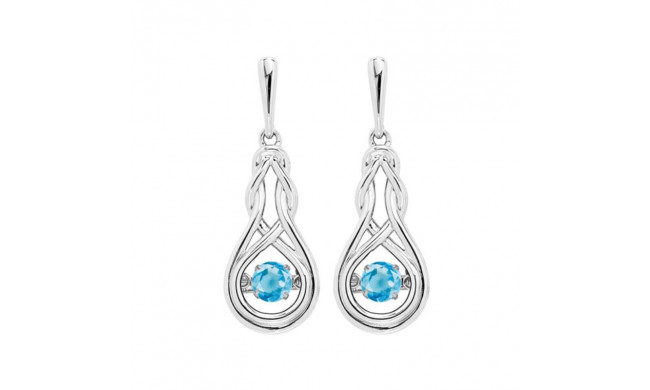 Gems One Silver (SLV 995) Rhythm Of Love Fashion Earrings - ROL2238CRB