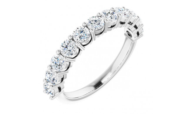 14K White 1 CTW Diamond Anniversary Band - 12297860006P