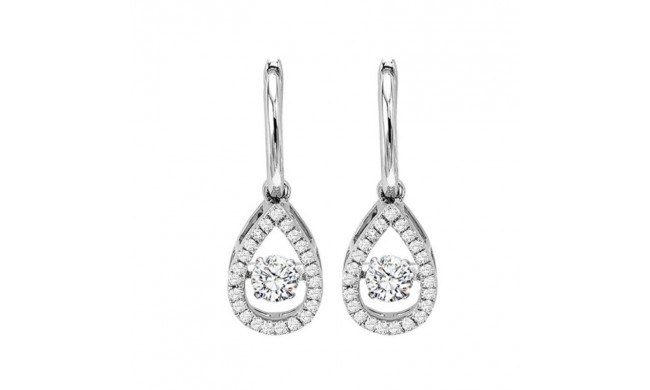 Gems One 14KT White Gold & Diamond Rhythm Of Love Fashion Earrings  - 3/4 ctw - ROL1015-4WC