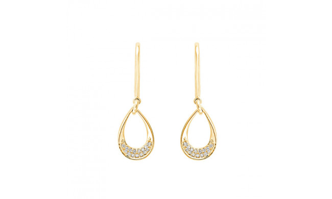 Gems One 10Kt Yellow Gold Diamond (1/10 Ctw) Earring - ER33326-1YSC