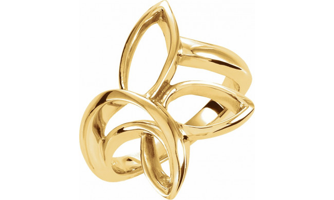 14K Yellow Freeform Remount Ring - 5701105306P