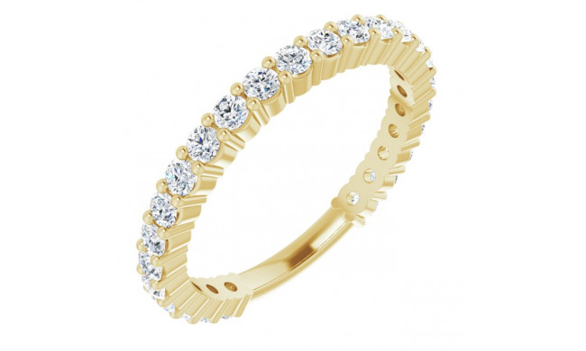 14K Yellow 3/4 CTW Diamond Anniversary Band - 1236556001P