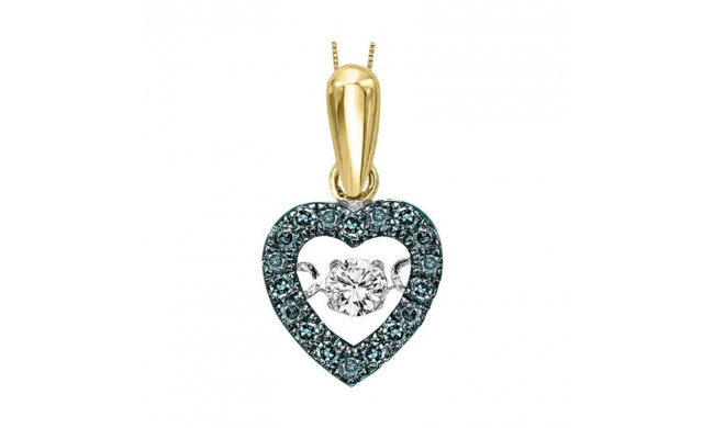 Gems One 10KT Yellow Gold & Diamond Rhythm Of Love Neckwear Pendant  - 1/5 ctw - ROL1021-1YCBL