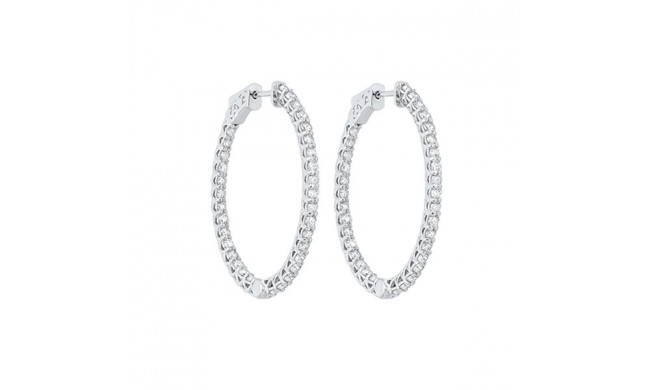 Gems One 14Kt White Gold Diamond (3Ctw) Earring - FE1206-4WC
