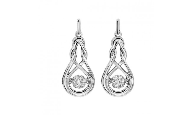 Gems One Silver Diamond (1/6Ctw) Earring - ROL1020-SSWD