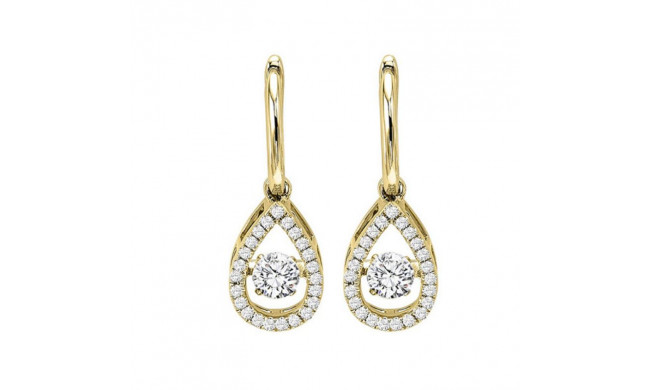 Gems One 14KT Yellow Gold & Diamond Rhythm Of Love Fashion Earrings  - 3/4 ctw - ROL1015-4YC