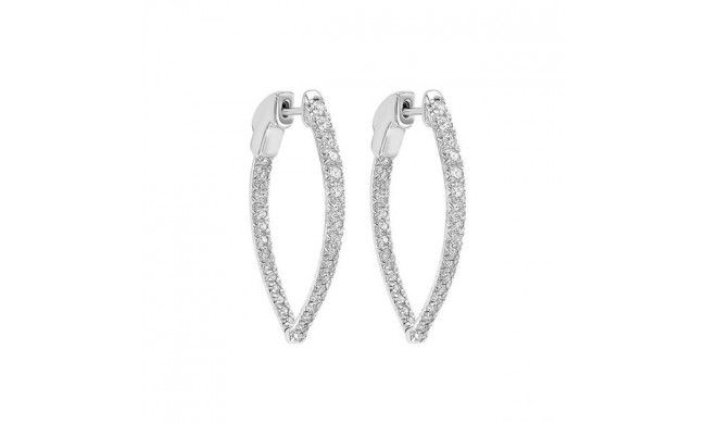 Gems One 14Kt White Gold Diamond (1Ctw) Earring - ER10112-4WC