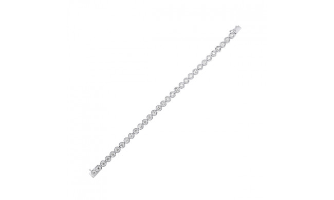 Gems One 14Kt White Gold Diamond (3Ctw) Bracelet - BC10249/3-4WD