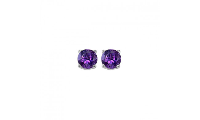 Gems One 14Kt White Gold Amethyst (1 Ctw) Earring - EMR50-4W