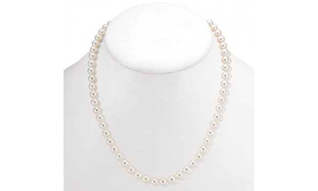 Mastaloni Ladies 14k Yellow Gold Freshwater Pearl Strand Necklace