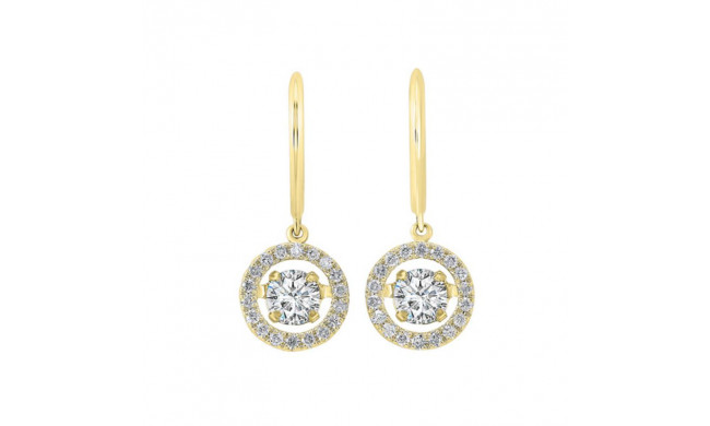 Gems One 14KT Yellow Gold & Diamond Rhythm Of Love Fashion Earrings  - 2 ctw - ROL2040-4YC