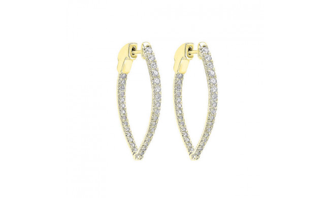 Gems One 14Kt Yellow Gold Diamond (1Ctw) Earring - ER10112-4YC