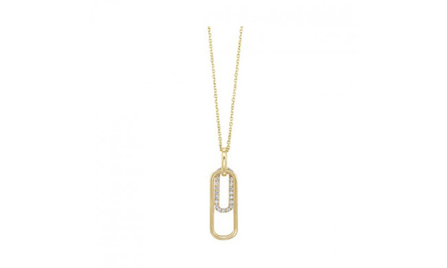 Gems One 10Kt Yellow Gold Diamond (1/10 Ctw) Pendant - PD33092-1YD