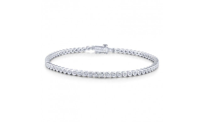 Gabriel & Co. 14k White Gold Lusso Diamond Tennis Bracelet - TB4162W45JJ