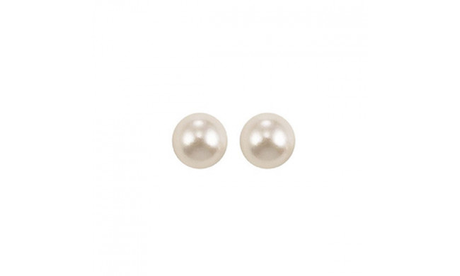 Gems One 14Kt White Gold Pearl (2 Ctw) Earring - PS5.5AAA-4W