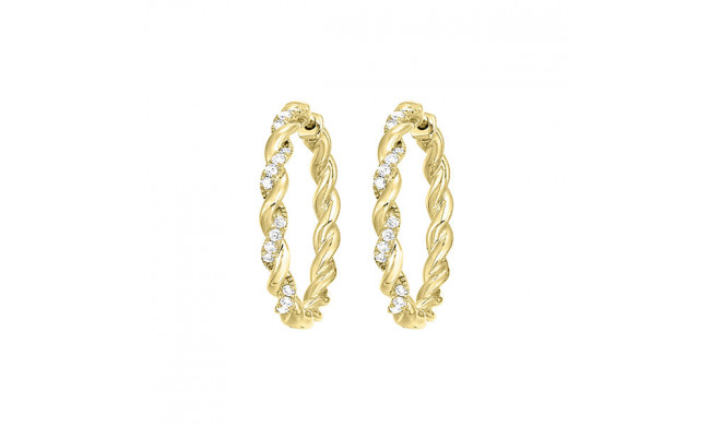 Gems One 10Kt Yellow Gold Diamond (1/4Ctw) Earring - ER31227-1YD
