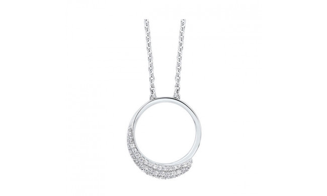 Gems One Silver Cubic Zirconia  Pendant - PD10366-SSW