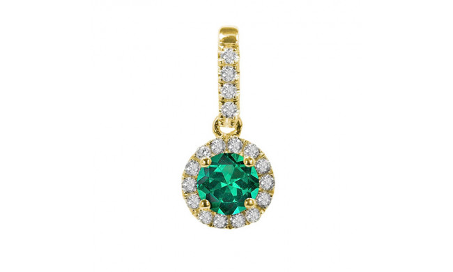 Stanton Color 14k Gold Emerald Pendant