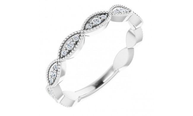 Platinum 1/5 CTW Diamond Anniversary Band - 123093603P