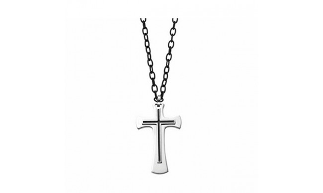 Gems One Steel Mens Jewelry Bas Cross Pend - AMS1001-ST