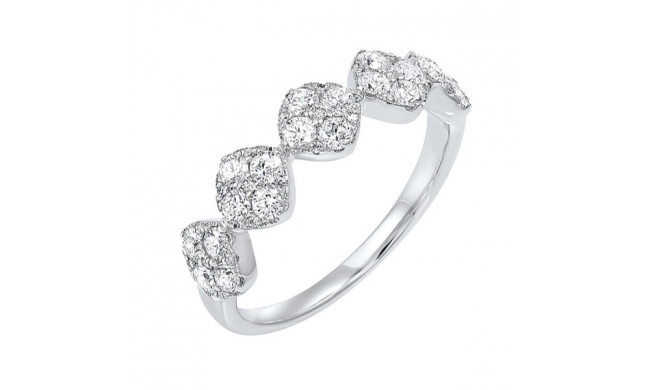 Gems One 14Kt White Gold Diamond (3/4Ctw) Ring - RG10645-4WB