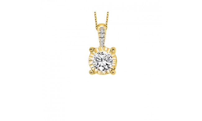 Gems One 14Kt Yellow Gold Diamond (1/10 Ctw) Pendant - FP1425/10-4YC