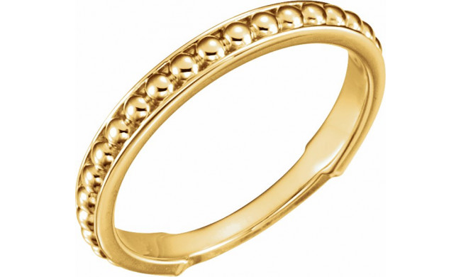 14K Yellow Stackable Bead Ring - 51633102P