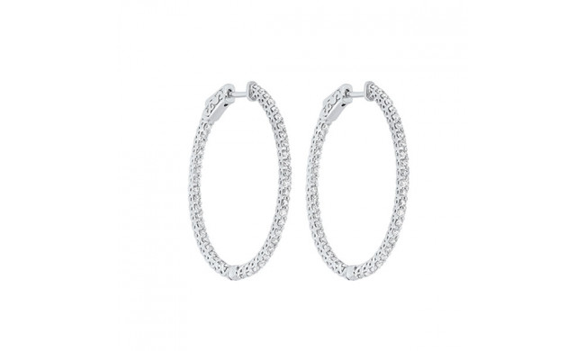 Gems One 14Kt White Gold Diamond (2Ctw) Earring - FE1205-4WC