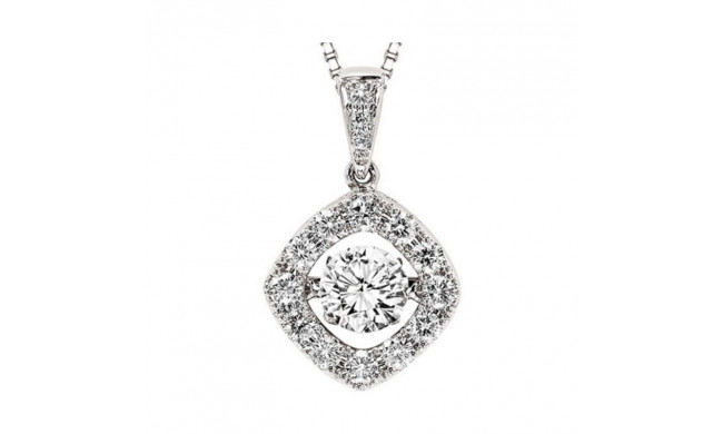 Gems One 14KT White Gold & Diamond Rhythm Of Love Neckwear Pendant  - 3/4 ctw - ROL1151-4WC