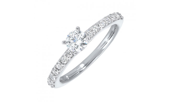 Gems One 14Kt White Gold Diamond(3/4Ctw) Ring - RG68796-4WC