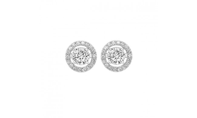 Gems One 14Kt White Gold Diamond (1/4Ctw) Earring - EJR1004-4WC